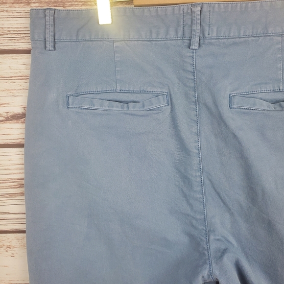 Flint & Tinder Size 36 Mens 365 Lake Blue Chino Khaki Shorts - Picture 7 of 9